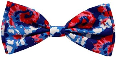 עניבת פרפר של האקסלי וקנט לחיות מחמד | צבע עניבה אמריקאית | 4 ביולי מצורף צווארון צווארון עניבת פרפר קשרי קשת